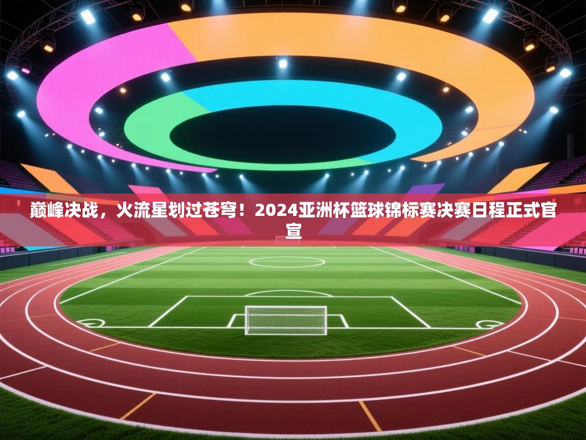 巅峰决战，火流星划过苍穹！2024亚洲杯篮球锦标赛决赛日程正式官宣